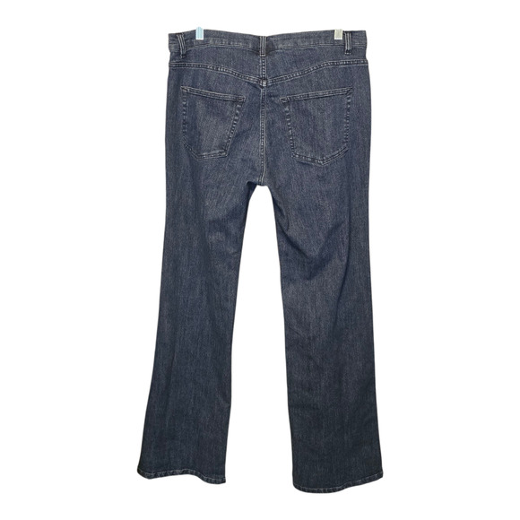 Christine Alexander Bootcut Jeans Womens Size 12 Blue Stretch Dark Wash Casual - Picture 2 of 12
